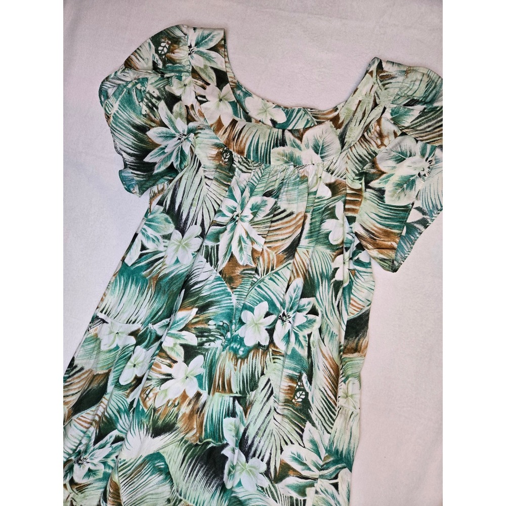 Vintage Hawaiian Flavor Muumuu Dress Womens Medium